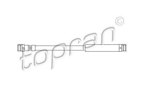 Шланг тормозной TOPRAN TOPRAN / HANS PRIES 110396