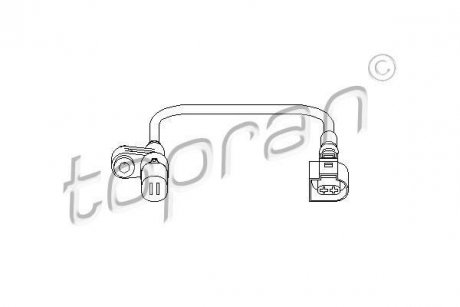Датчик частоти обертання колеса TOPRAN TOPRAN / HANS PRIES 110723 (фото 1)