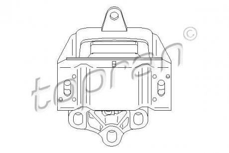 Подушка двигуна TOPRAN TOPRAN / HANS PRIES 110760 (фото 1)