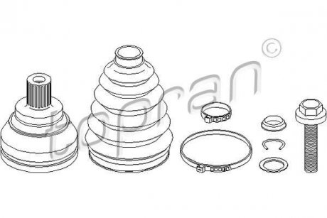 Шрус внешн. TOPRAN / HANS PRIES 110805 (фото 1)