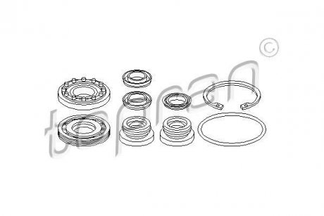 Ремкомплект, головного гальмівного циліндрика TOPRAN TOPRAN / HANS PRIES 111224