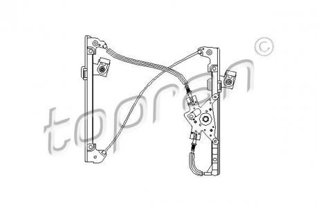 Подъемное устройство для окон 111 255 TOPRAN TOPRAN / HANS PRIES 111255
