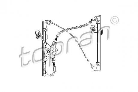 Подъемное устройство для окон 111 256 TOPRAN TOPRAN / HANS PRIES 111256