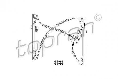 Стеклоподъемник TOPRAN TOPRAN / HANS PRIES 111265