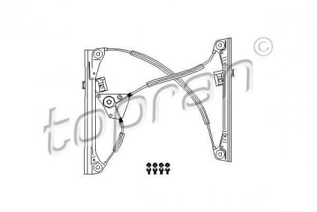 Подъемное устройство для окон 111 266 TOPRAN TOPRAN / HANS PRIES 111266