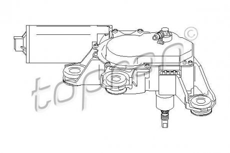 Двигатель стеклоочистителя TOPRAN TOPRAN / HANS PRIES 111 300