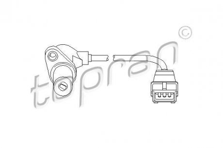 Датчик оборотов коленвала TOPRAN TOPRAN / HANS PRIES 111378