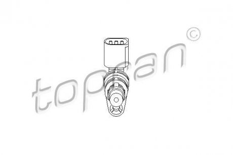 Датчик частоти обертання, керування двигуном TOPRAN TOPRAN / HANS PRIES 111385