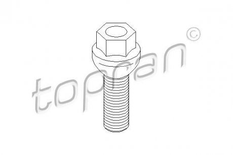 Болт для кріплення колеса TOPRAN TOPRAN / HANS PRIES 111456