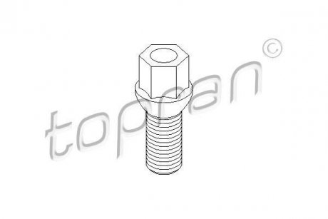Болт для кріплення колеса TOPRAN / HANS PRIES 111477 (фото 1)