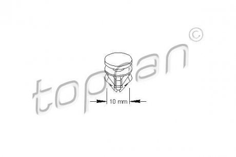 Пружинний затискач TOPRAN TOPRAN / HANS PRIES 111491