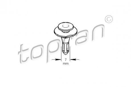 Пружинний затискач TOPRAN TOPRAN / HANS PRIES 111492