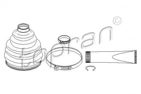Пыльник приводного вала.) TOPRAN TOPRAN / HANS PRIES 111667