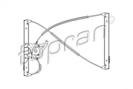 Подъемное устройство для окон 111 698 TOPRAN TOPRAN / HANS PRIES 111698
