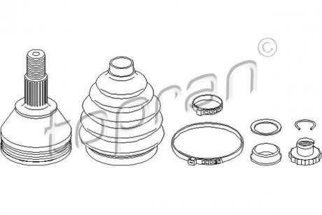 Шрус приводний компл. TOPRAN TOPRAN / HANS PRIES 111723 (фото 1)