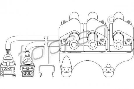 Котушка запалення TOPRAN TOPRAN / HANS PRIES 111749 (фото 1)