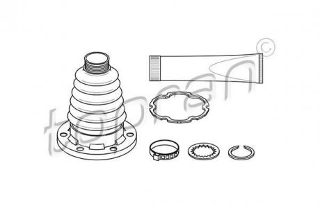 Пильовик привідного валу (набір) TOPRAN TOPRAN / HANS PRIES 111781
