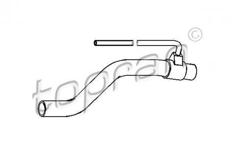 Шланг радиатора 111 978 TOPRAN TOPRAN / HANS PRIES 111978