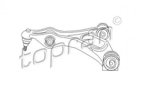 Рычаг независимой подвески колеса TOPRAN TOPRAN / HANS PRIES 111992