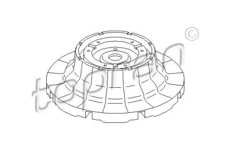 Опора стійка амортизатора TOPRAN TOPRAN / HANS PRIES 112051