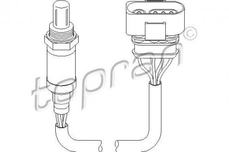 Лямбда-зонд TOPRAN TOPRAN / HANS PRIES 112108 (фото 1)