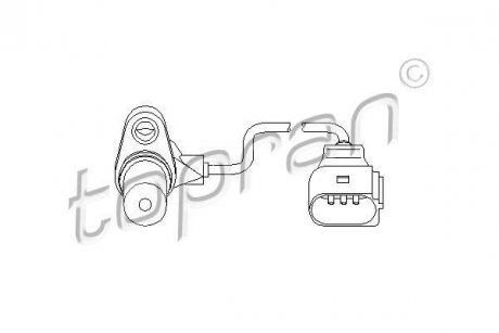 Датчик частоти обертання, керування двигуном TOPRAN TOPRAN / HANS PRIES 112109