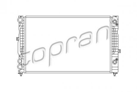 Радиатор, охлаждение двигателя TOPRAN TOPRAN / HANS PRIES 112222