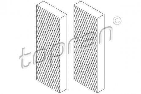 Фільтр повітря (салону) TOPRAN TOPRAN / HANS PRIES 112297