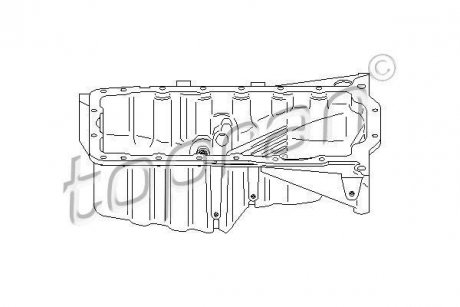 Масляный поддон 112 339 TOPRAN TOPRAN / HANS PRIES 112339