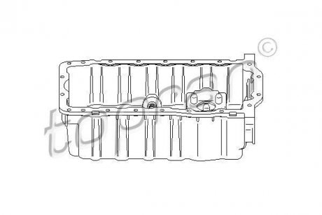 Масляный поддон 112 342 TOPRAN TOPRAN / HANS PRIES 112342