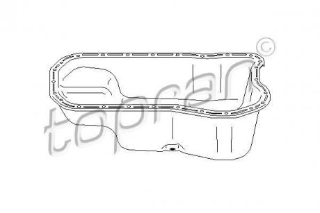 Масляный поддон TOPRAN / HANS PRIES 113 274