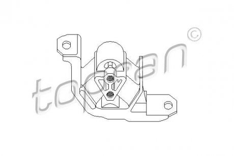 Подушка двигуна TOPRAN TOPRAN / HANS PRIES 201401 (фото 1)
