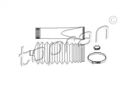 Пыльник (набор), рулевое управление TOPRAN TOPRAN / HANS PRIES 201783