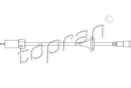 Трос спидометра TOPRAN / HANS PRIES 202220 (фото 1)