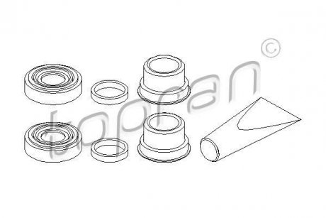 Ремкомплект, тормозной суппорт 202 451 TOPRAN TOPRAN / HANS PRIES 202451
