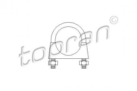 Соединительные элементы системы выпуска TOPRAN TOPRAN / HANS PRIES 202494 (фото 1)