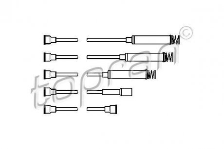 Комплект проводов зажигания 202 516 TOPRAN TOPRAN / HANS PRIES 202516