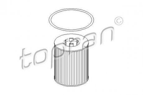 Фільтр масла TOPRAN TOPRAN / HANS PRIES 205593