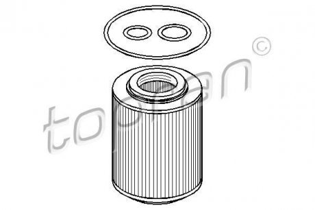 Фільтр масла TOPRAN TOPRAN / HANS PRIES 206045