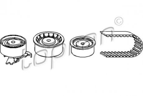 Набор ГРМ (ремень+ролик)) TOPRAN TOPRAN / HANS PRIES 206143