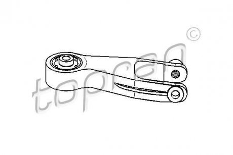 Подвеска, ступенчатая коробка передач 206 154 TOPRAN TOPRAN / HANS PRIES 206154