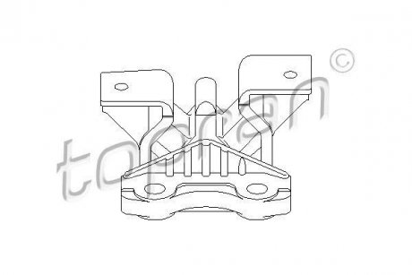 Подушка двигателя TOPRAN TOPRAN / HANS PRIES 206155