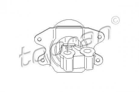 Подушка двигателя TOPRAN TOPRAN / HANS PRIES 206158