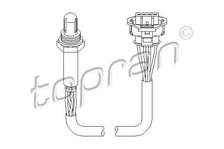 Лямбда-зонд TOPRAN TOPRAN / HANS PRIES 206193