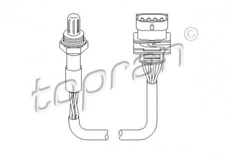Лямбда-зонд TOPRAN TOPRAN / HANS PRIES 206194