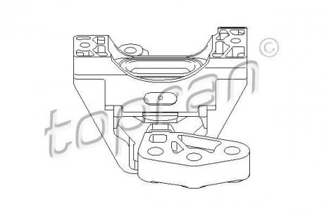 Подушка двигателя TOPRAN TOPRAN / HANS PRIES 206571