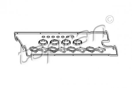Прокладка клапанної кришки TOPRAN TOPRAN / HANS PRIES 207052