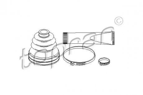 Пильовик привідного валу (набір) TOPRAN TOPRAN / HANS PRIES 207197