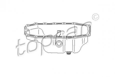Масляный поддон TOPRAN TOPRAN / HANS PRIES 207316