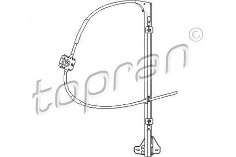 Стеклоподъемник TOPRAN TOPRAN / HANS PRIES 207358